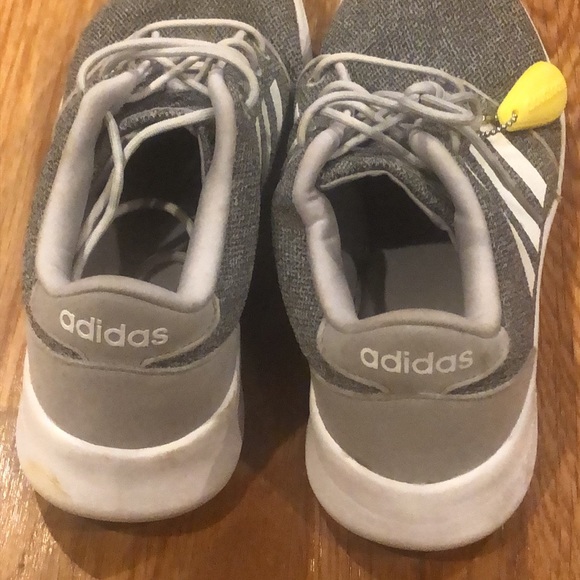 Light gray and white Adidas with cloud foam . Size 9 - Picture 4 of 9